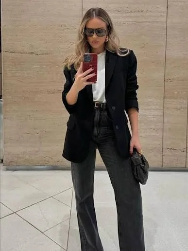 blazer outfit woman
