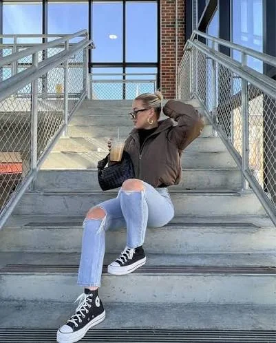 converse outfits woman